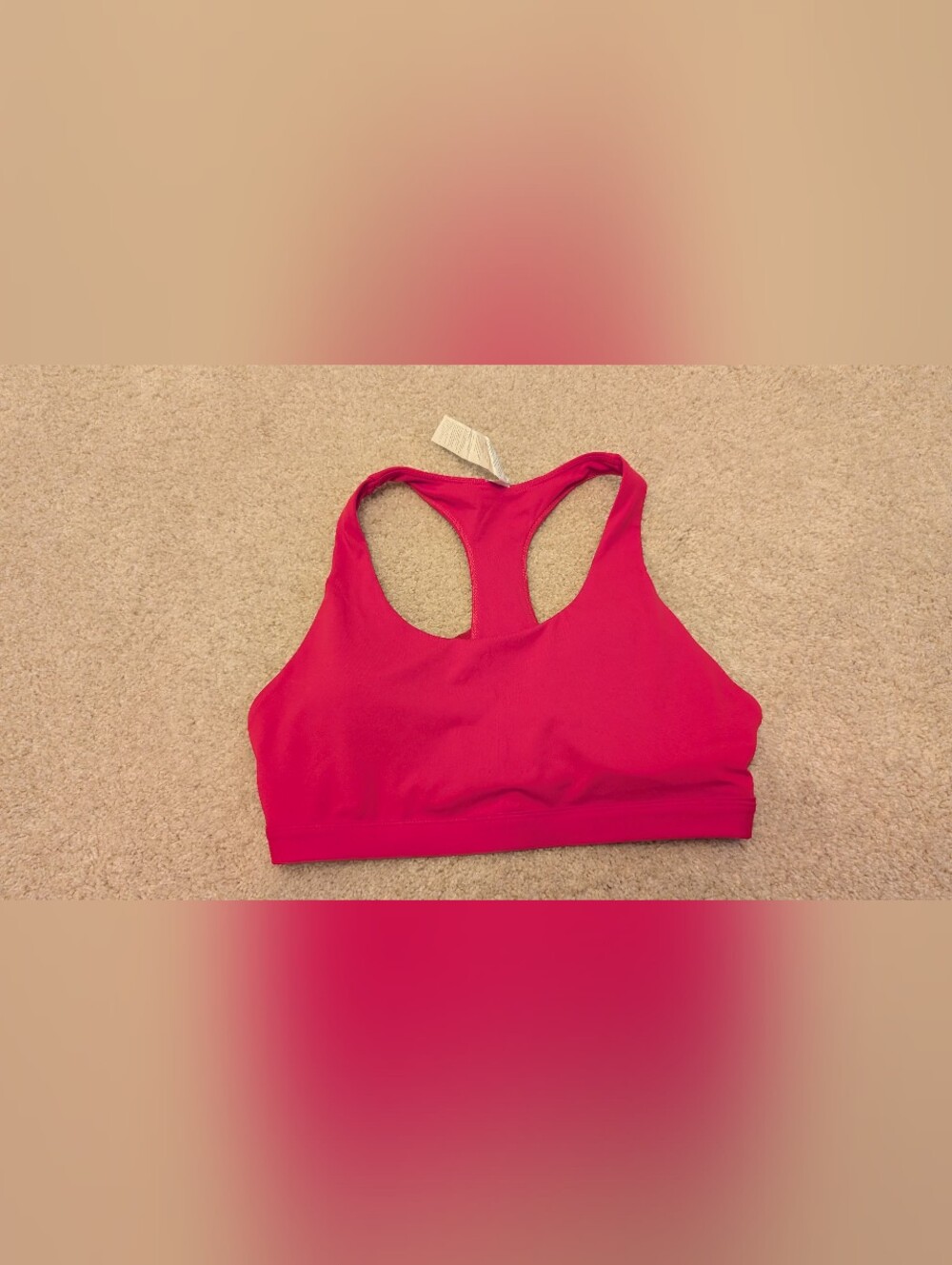 Fabletics Red Performance Activewear Top – Women's Size M